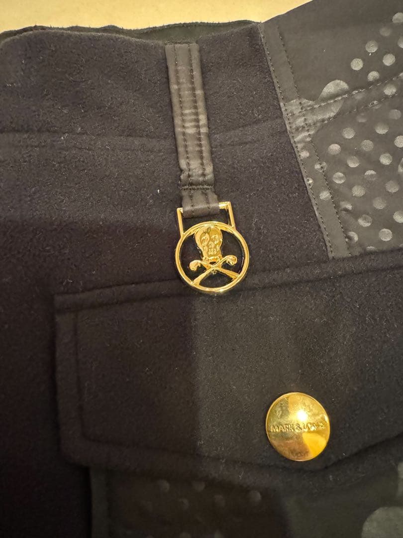 MARK & LONA 黒 スカート ジッパー付き