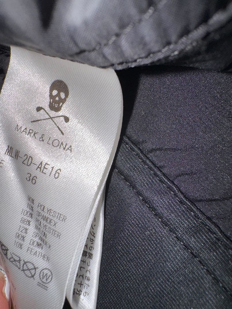 MARK & LONA 黒 スカート ジッパー付き