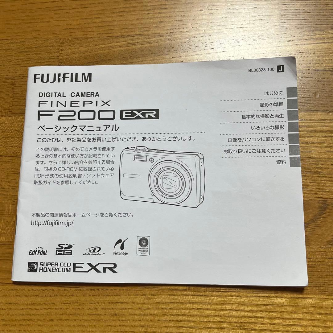 FUJIFILM FINEPIX F200 EXR デジカメ 動作未確認 美品