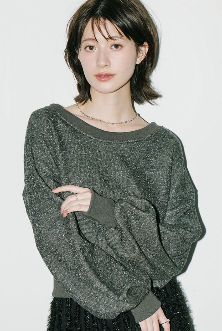 【12/1までまろん。】ラメ裏毛スウェット ココディール