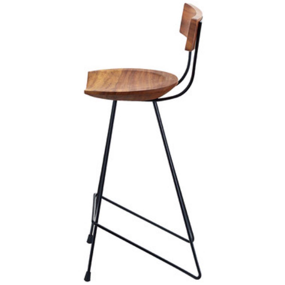 東谷 AZUMAYA ジェラルド ウッドカウンターチェア ブラウン
