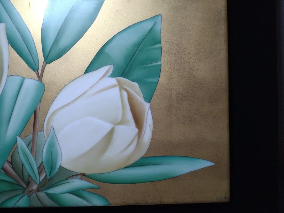 ノリタケハンドペイント　タイサンボク