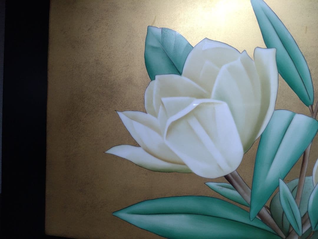 ノリタケハンドペイント　タイサンボク