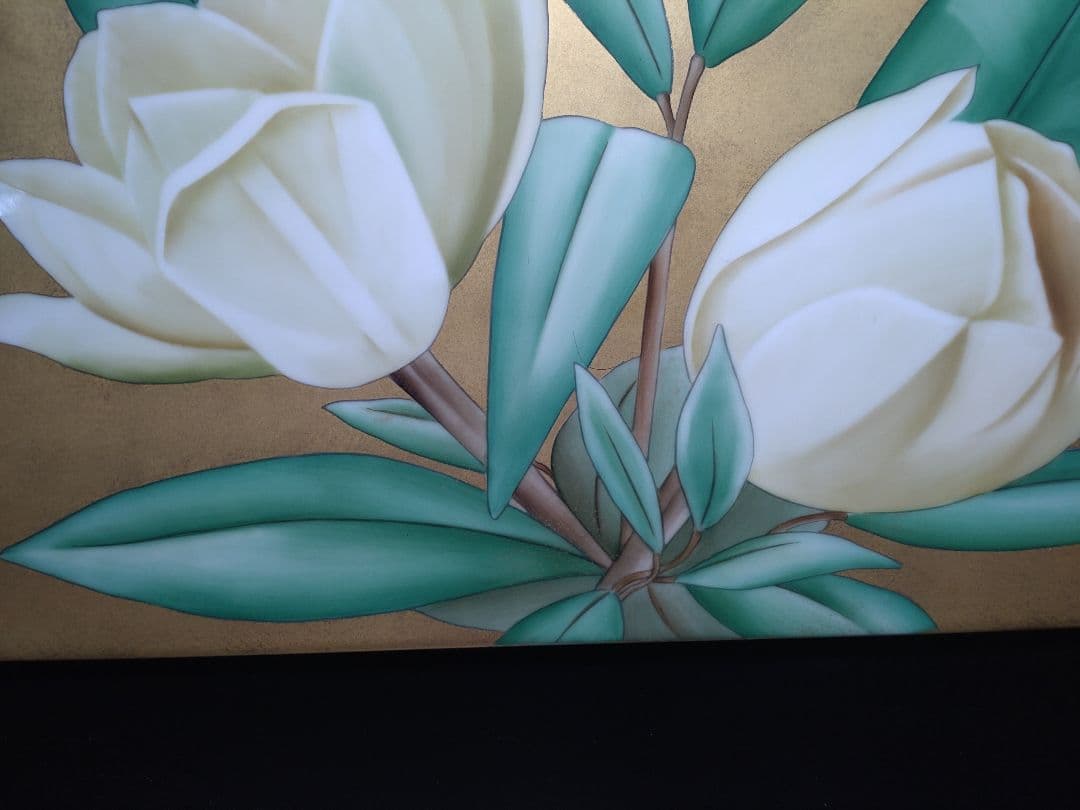 ノリタケハンドペイント　タイサンボク