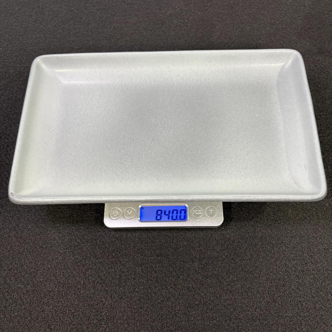 ANFORA マットグレイ レクタンプレート　６枚　アンフォラ　メキシコ 角皿