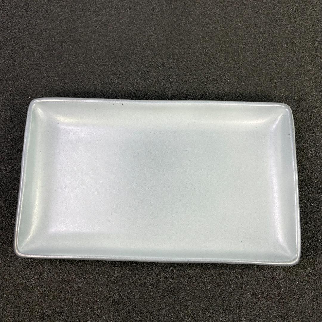 ANFORA マットグレイ レクタンプレート　６枚　アンフォラ　メキシコ 角皿