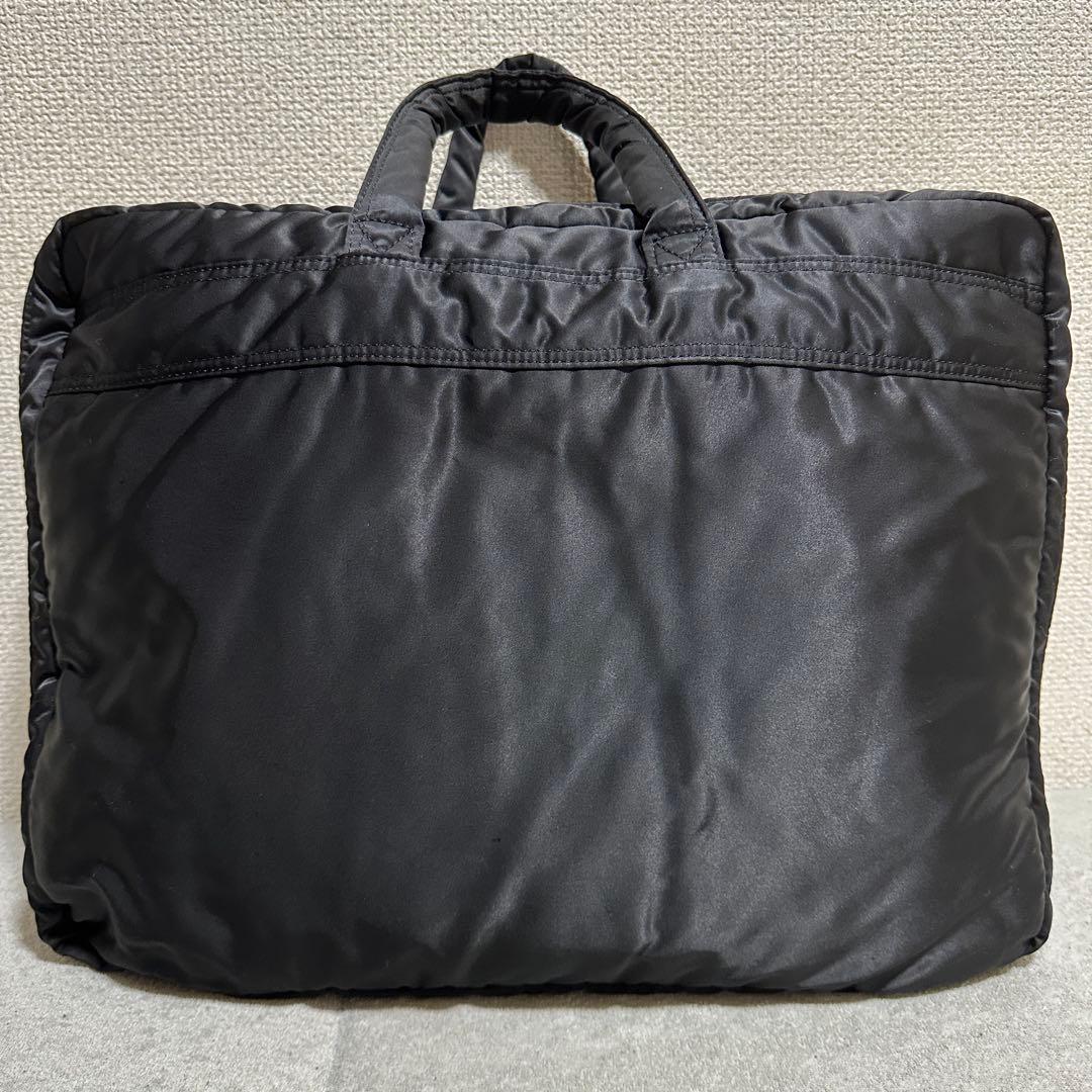 美品✨ 2way　2層　A4◎　大容量　タンカー　ポーター　ショルダーバッグ　黒