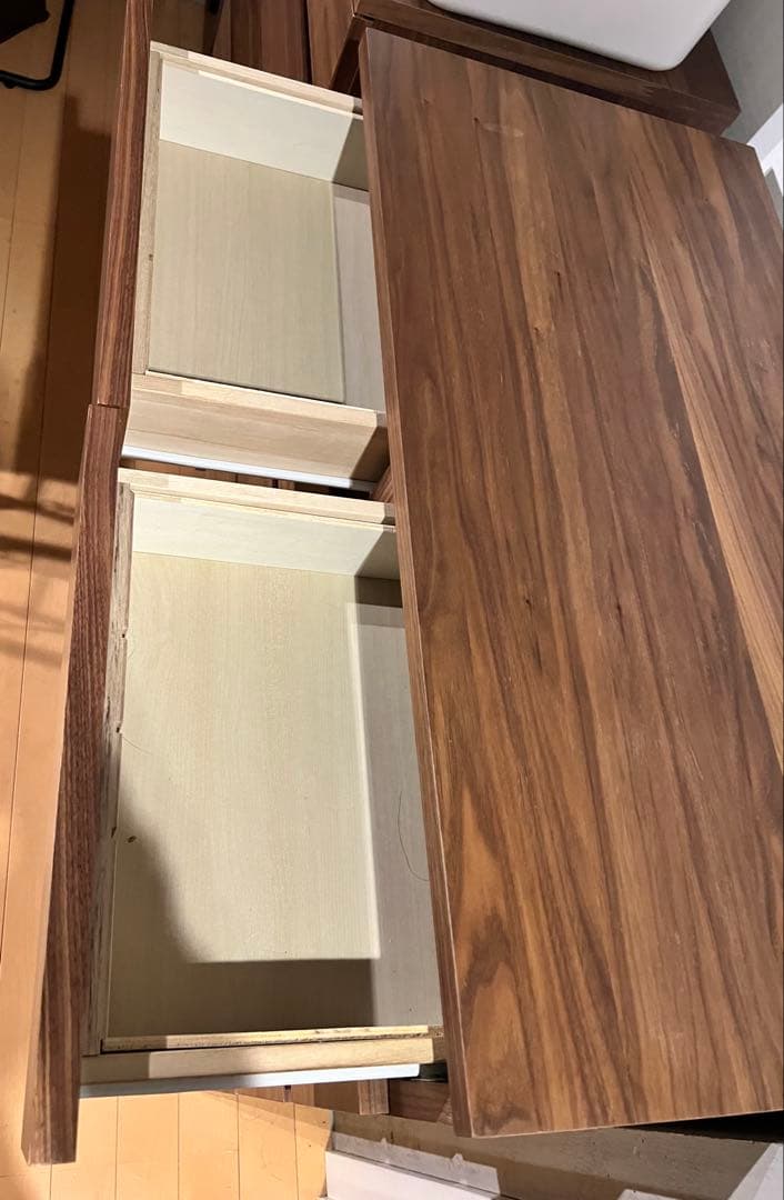 MUJI 木製チェスト 4段 幅88cm ②