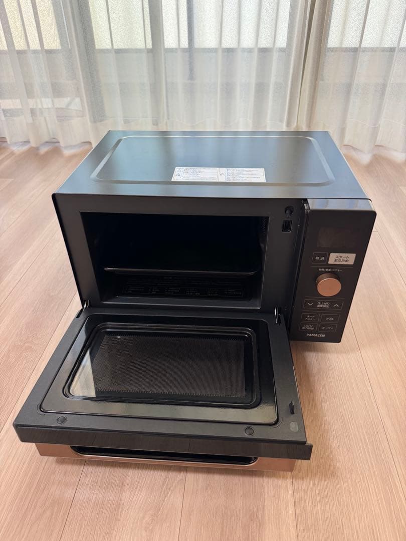 山善(Ymazen) 電子レンジ ブラック