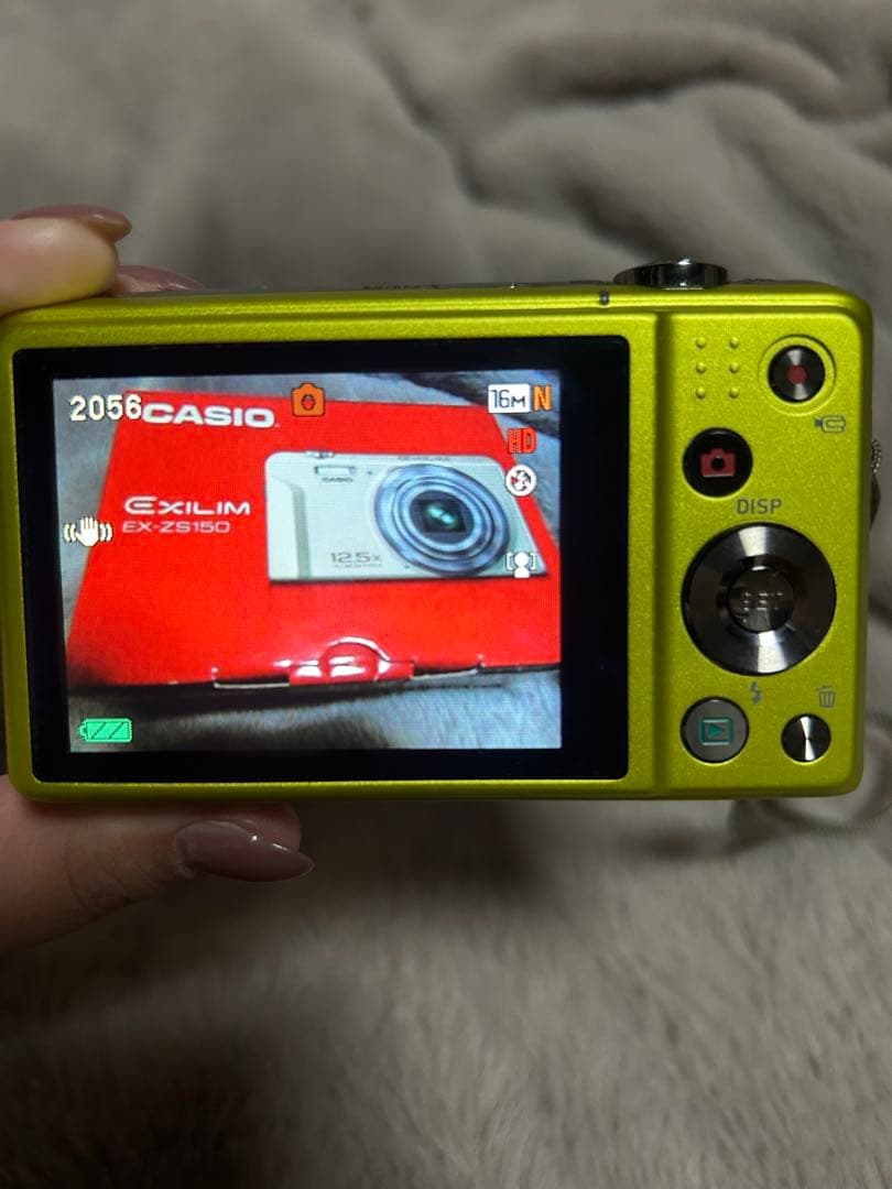 週末限定値下げ！ 美品 デジカメ CASIO EX-ZS150 グリーン