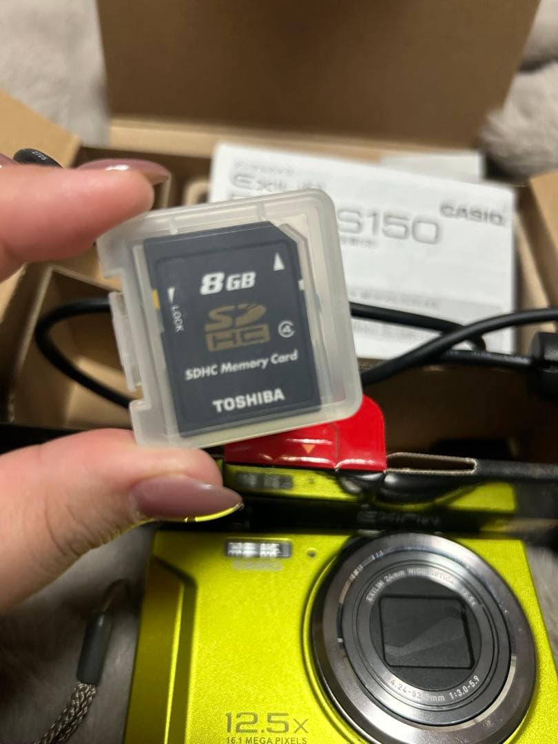 週末限定値下げ！ 美品 デジカメ CASIO EX-ZS150 グリーン