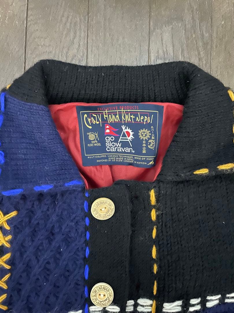 Go slow caravan プルオーバーニット　Lサイズ　メンズ