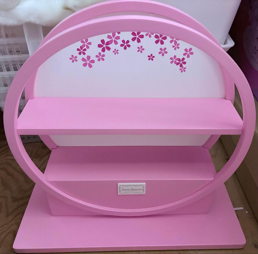 サンリオキャラクターズ　雛祭り　雛人形　木製　おひなさま