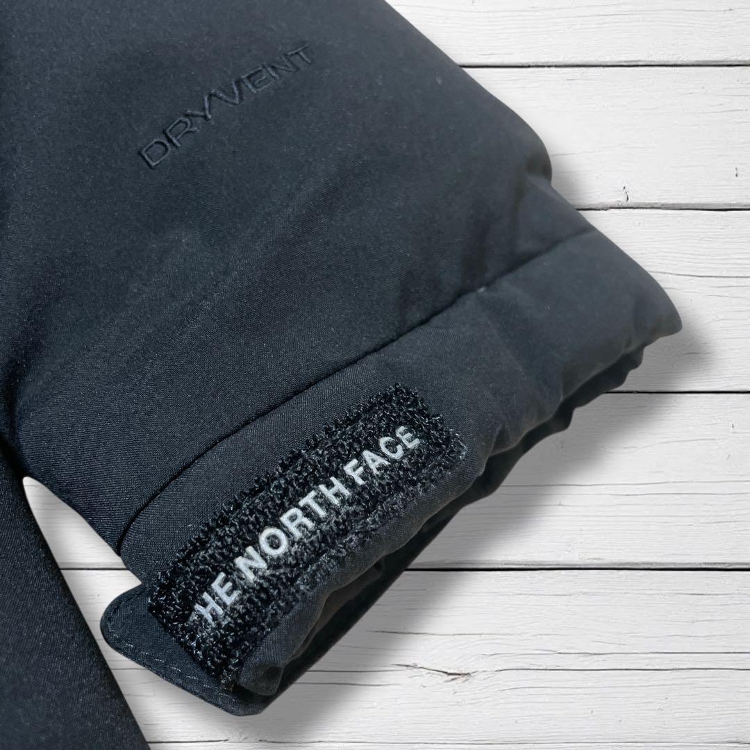 美品　ノースフェイス DRYVENT ダウンジャケット ブラック M フード付き