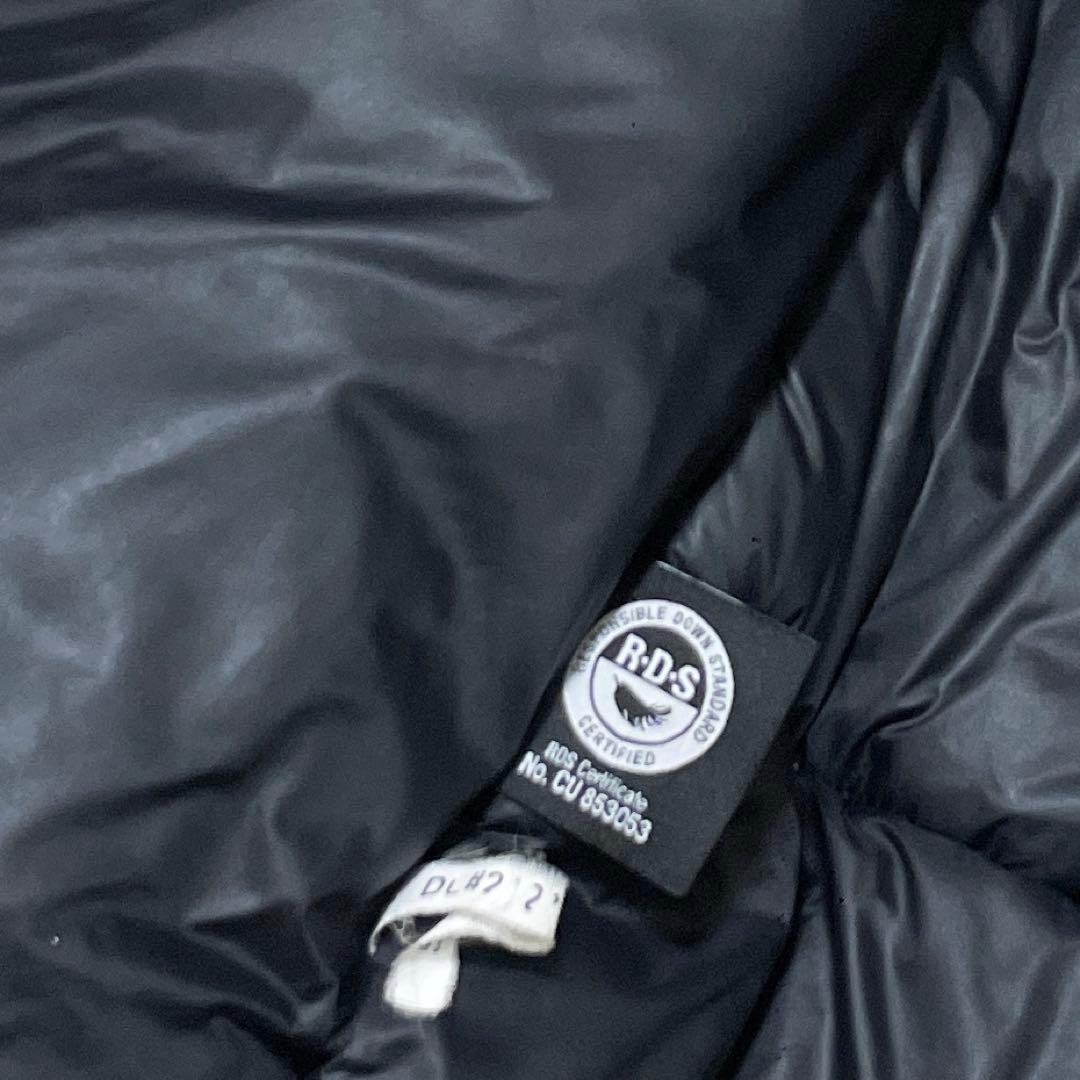 美品　ノースフェイス DRYVENT ダウンジャケット ブラック M フード付き