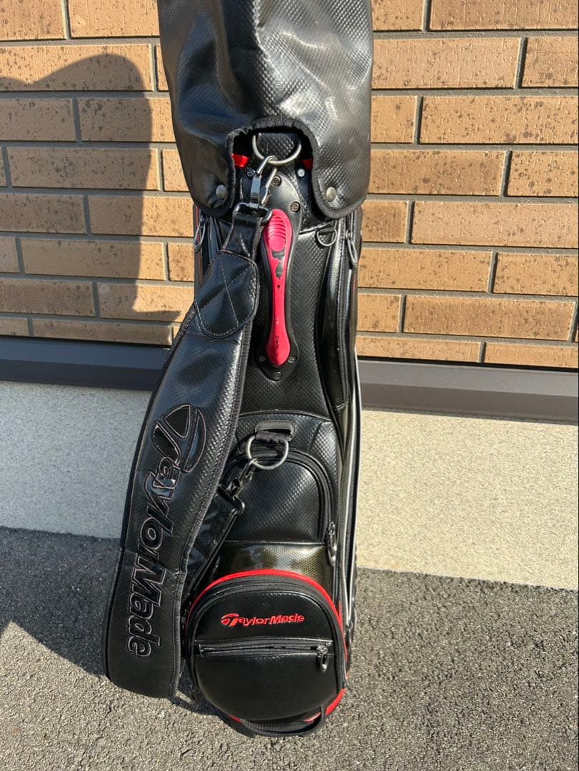 TaylorMade キャディバッグ ブラック/レッド
