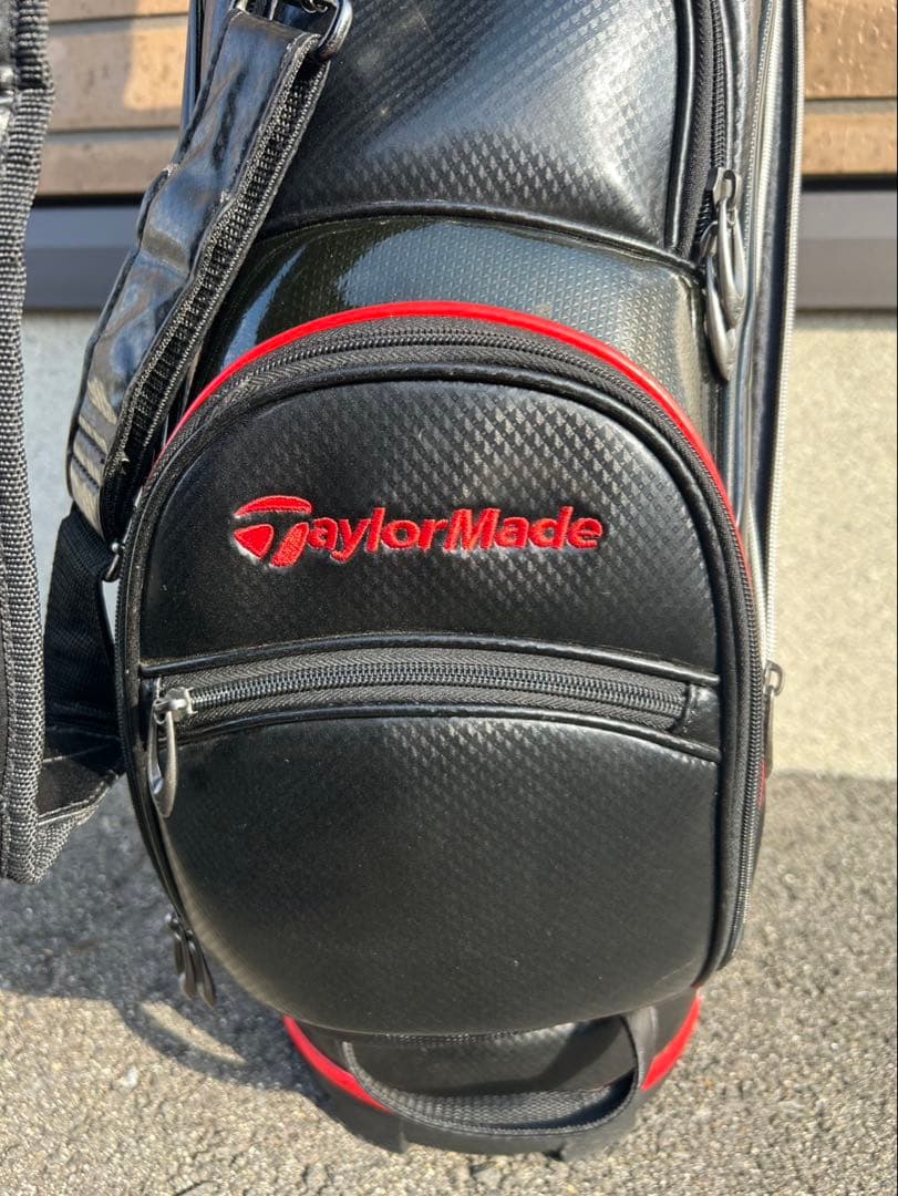 TaylorMade キャディバッグ ブラック/レッド