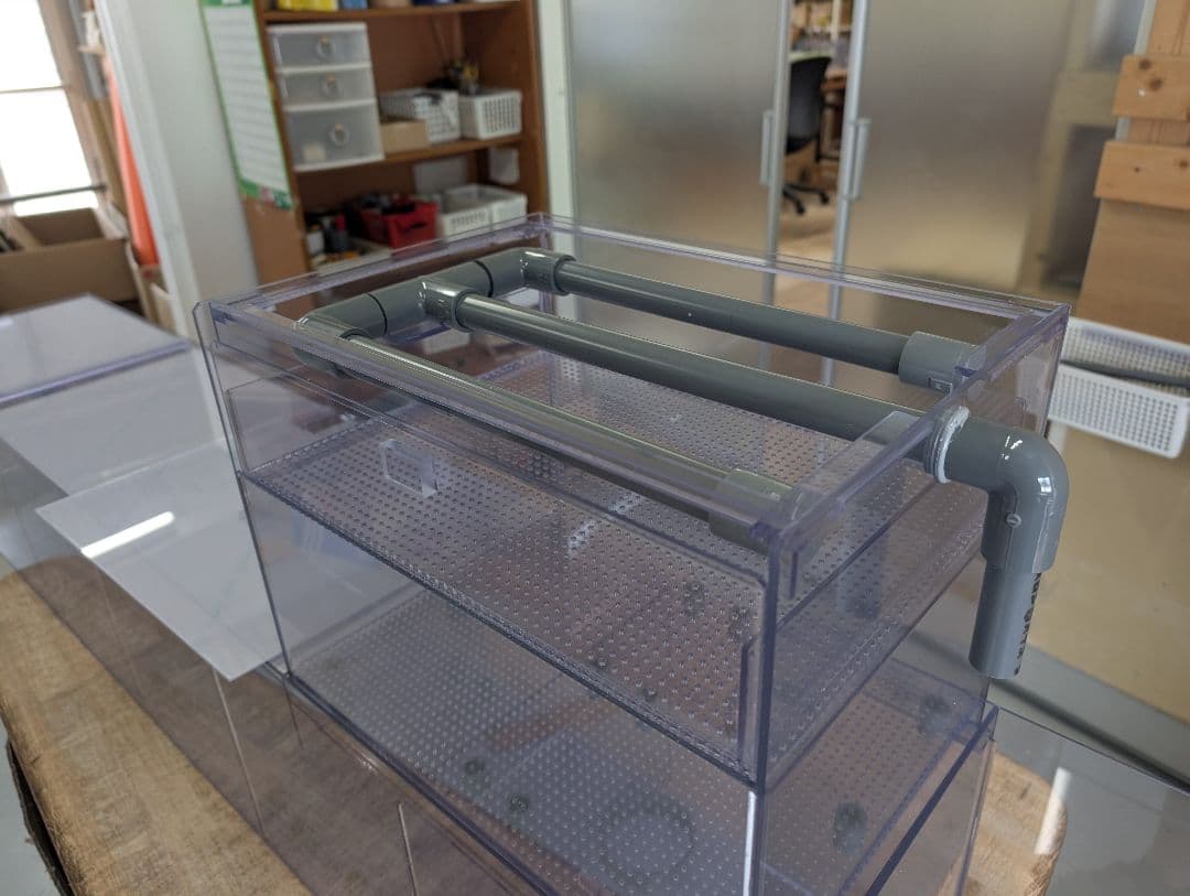 180アクリル水槽用　ウールボックス引き出し＋ドライ　ワイド300