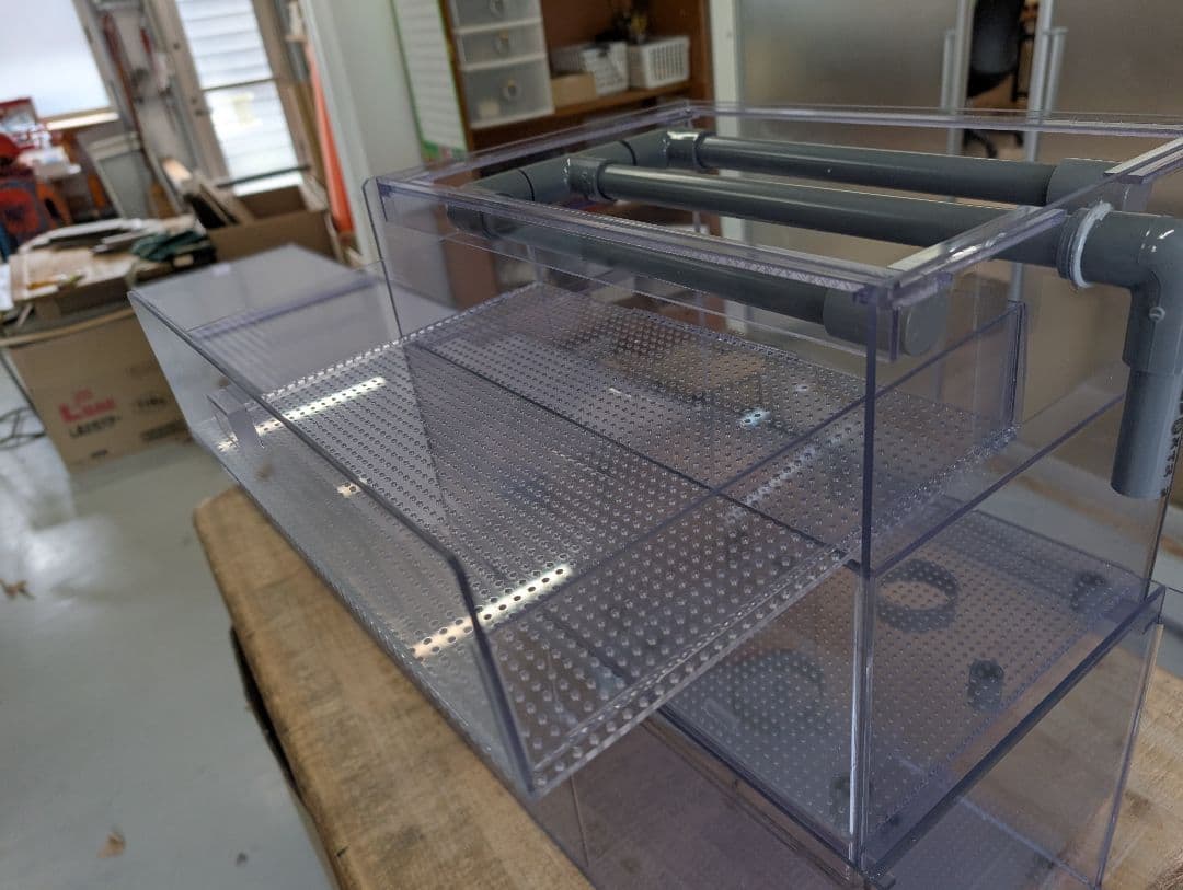 180アクリル水槽用　ウールボックス引き出し＋ドライ　ワイド300