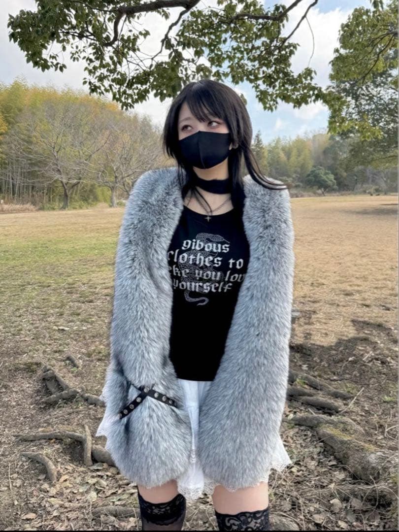 gibous×dependoll うさ耳ファーマフラー