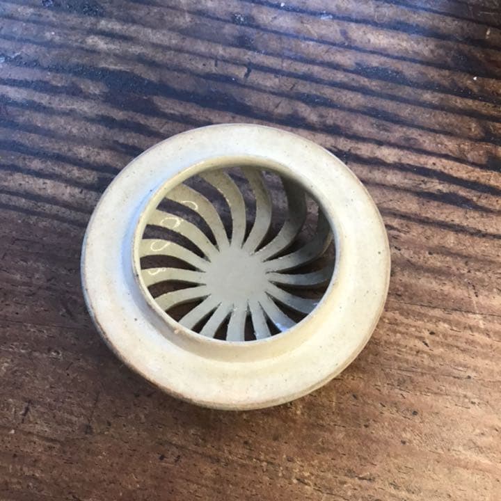 九谷庄三銘　割取画香炉