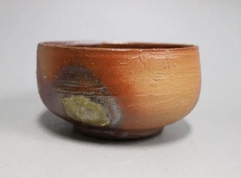 人間国宝　金重陶陽 　抹茶碗 M344