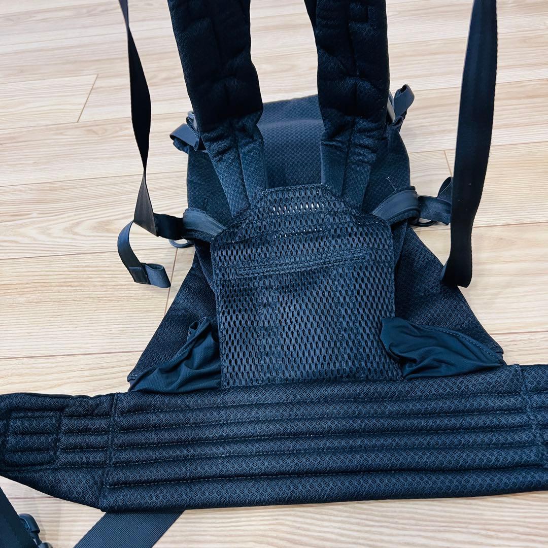 【AIRBUGGY】【エアバギー】【美品】抱っこひも ジェットブラック 3WAY