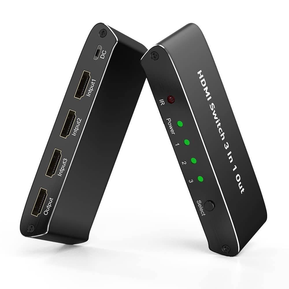 HDMI切替器 HDMI 2.0対応 自動/手動切替機能搭載