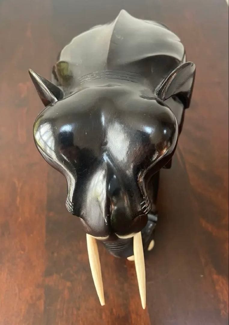 大迫力　アンティーク　木彫り像