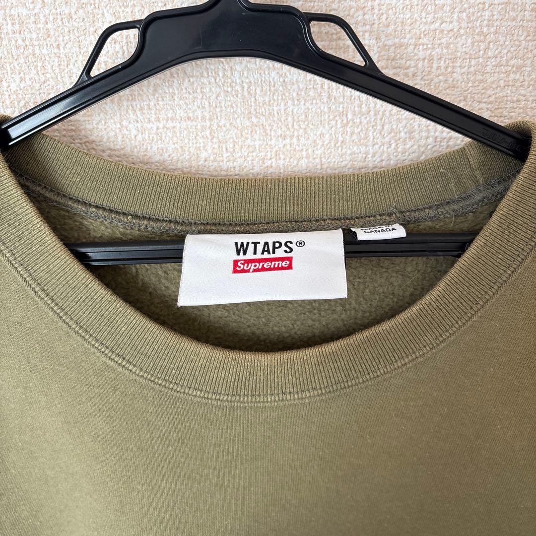 SUPREME WTAPS クルーネック　シュプリーム　ダブルタップス　コラボ