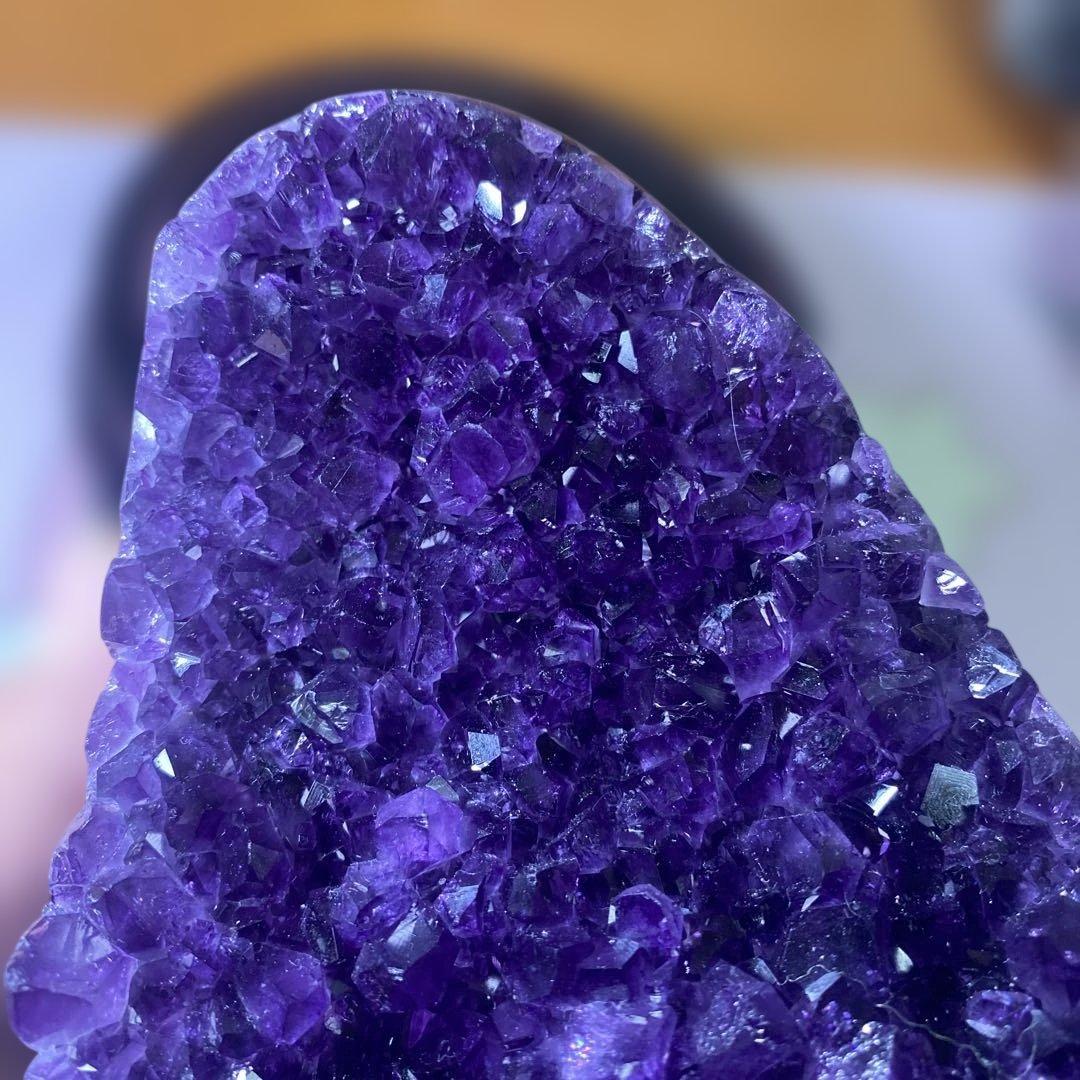 【極上ウルグアイ産A A A級アメジストクラスター1427g絶品超濃い超美しい