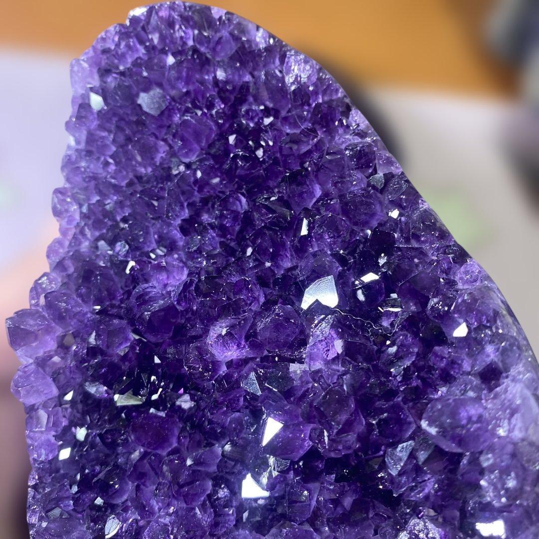 【極上ウルグアイ産A A A級アメジストクラスター1427g絶品超濃い超美しい
