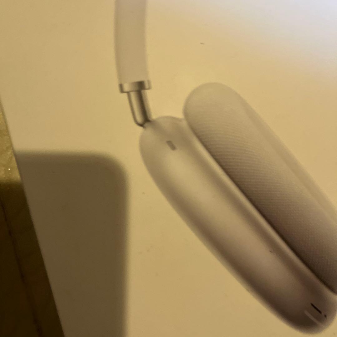 APPLE Airpods MAX 本体シルバー正規品美品本物猫耳操作確認済即発