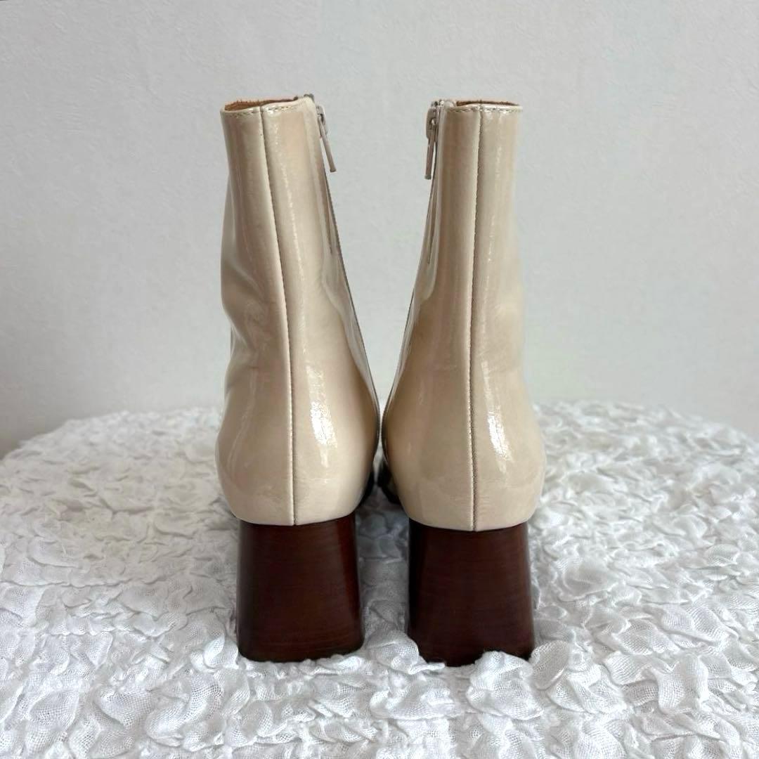 【新品未使用】Sézane セザンヌ エナメル アンクルブーツ