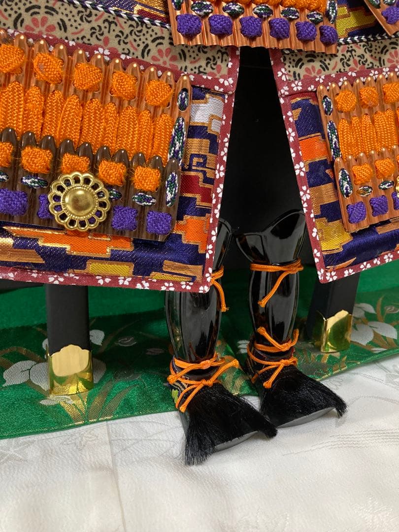 #昭和レトロ　①【#鎧　飾り】　②黒（飾り・収納箱） 端午の節句きれい目