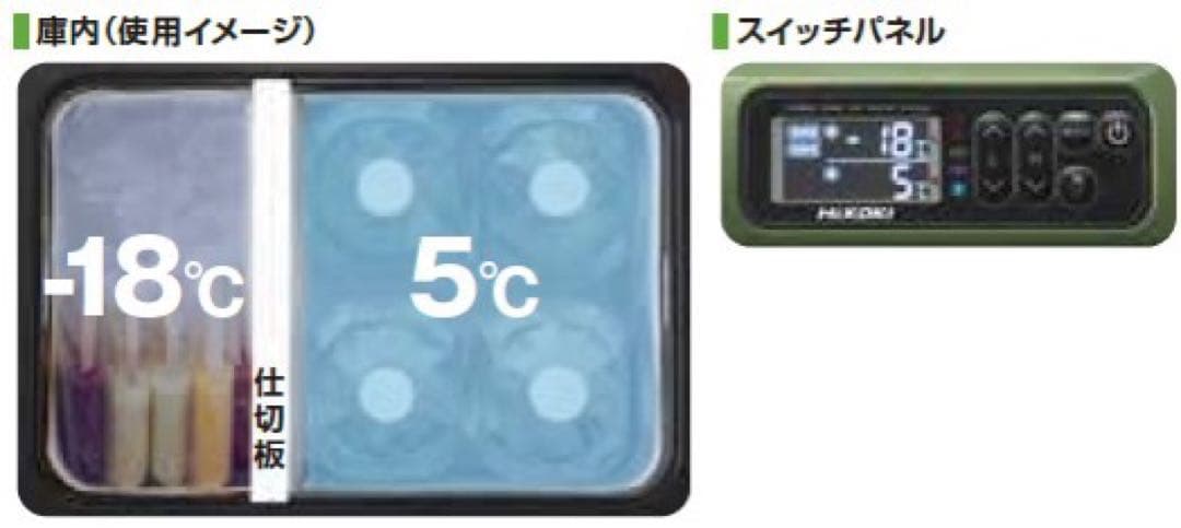 コードレス冷温庫 UL18DB(WMG) フォレストグリーン HiKOKI