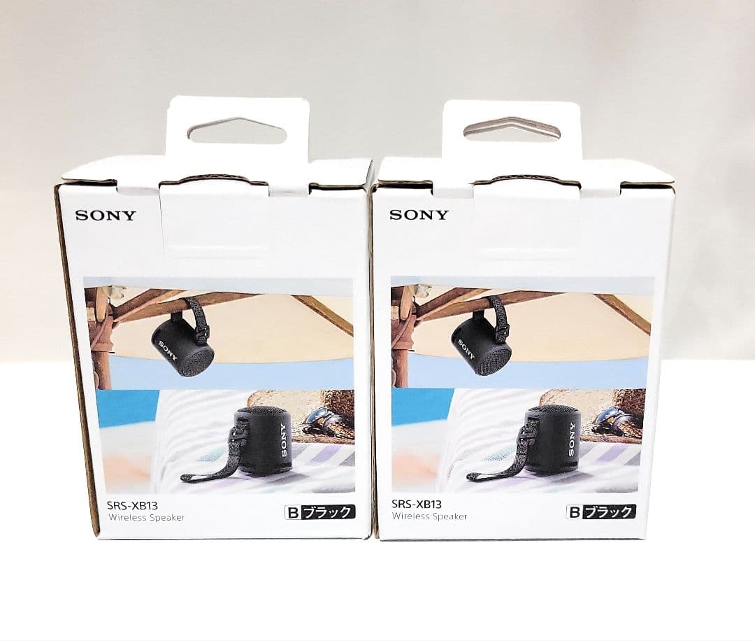 新品未開封【SONY】SRS-XB13型　ポータブルスピーカー ブラック×2個