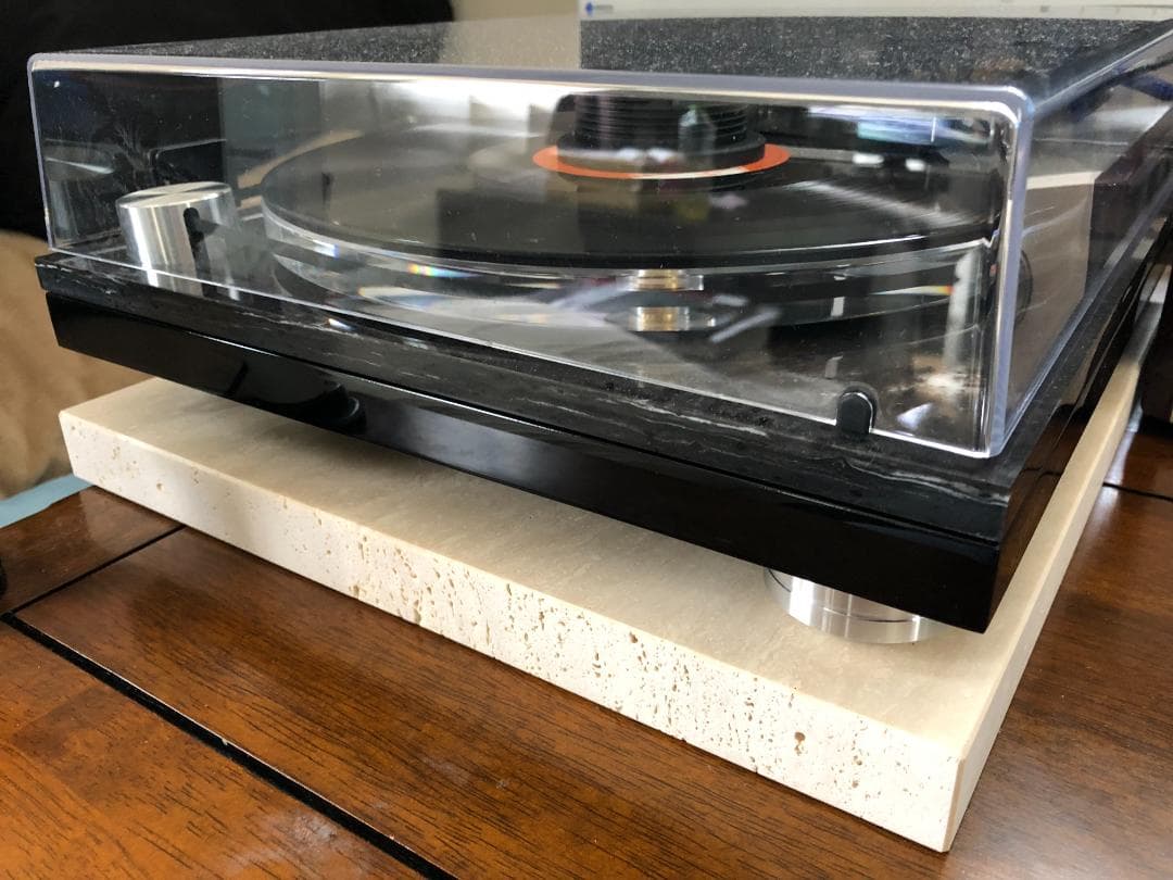 天然大理石オーディオボード●トラバーチン● 450×345×21　送料無料