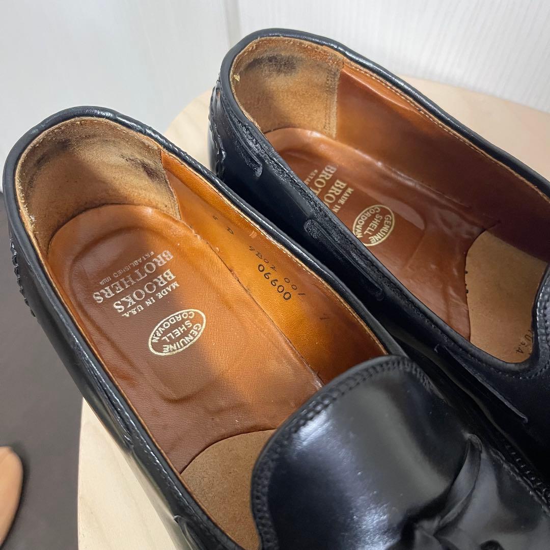 希少 BrooksBrothers Alden別注 コードバンローファー 8D