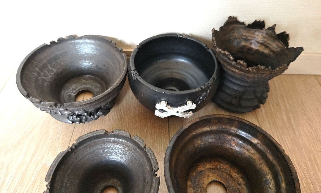 ytyf ceramics 貴重な鉢5点セット検)カタチ製作所 バリエム 作家鉢