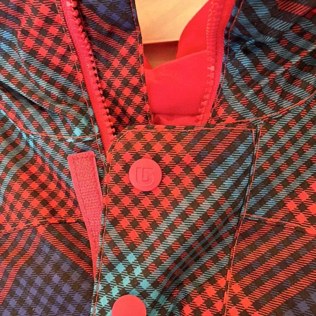 Burton 子供用スキーウェア チェック柄　上下セット