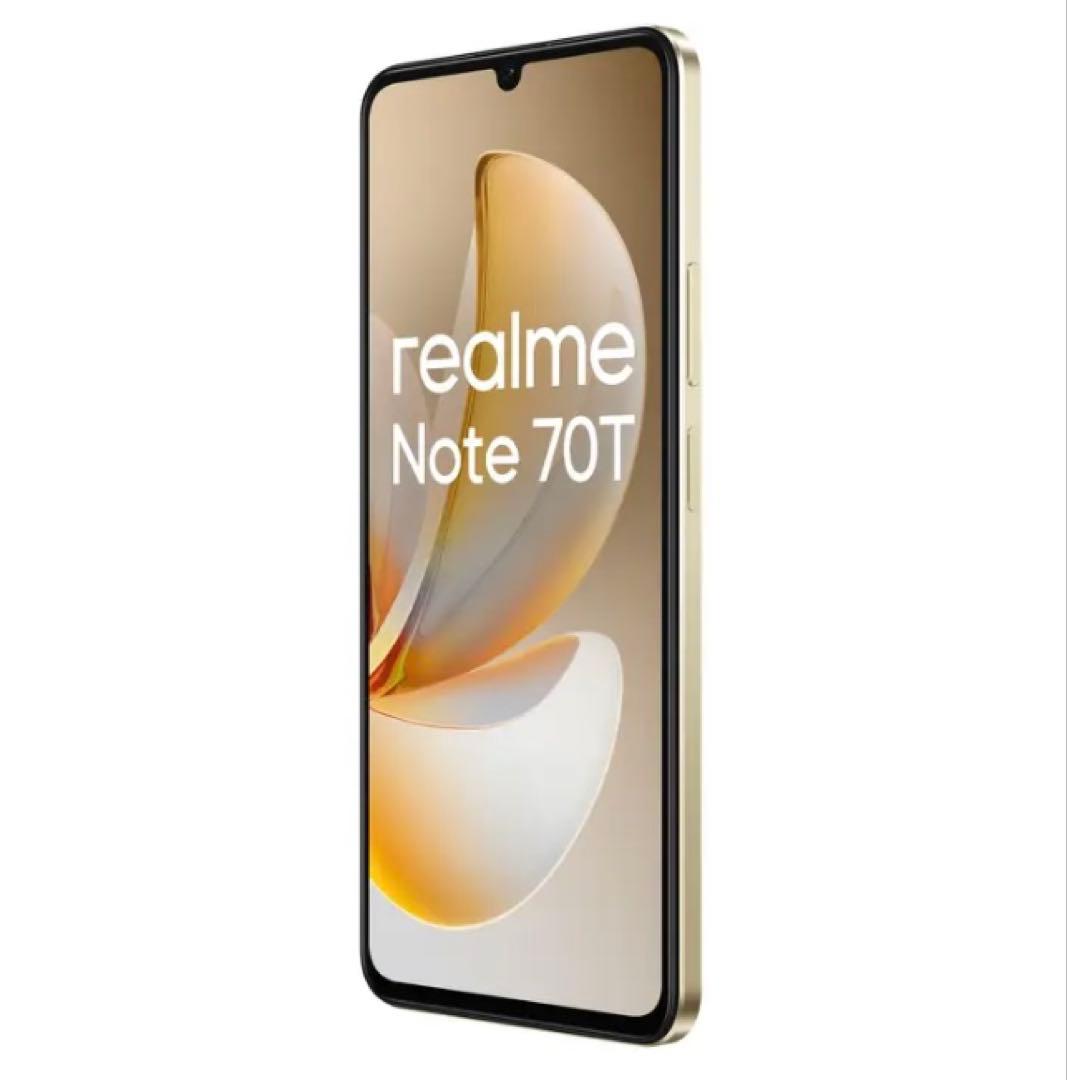【新品】realme Note 70T 4GB+256GB ゴールド