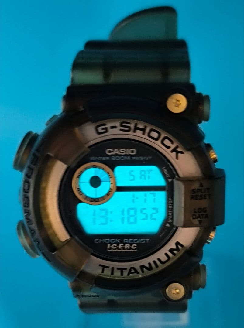 美品G-SHOCK DW-8200K-8 オーシャン イルカクジラ フロッグマン