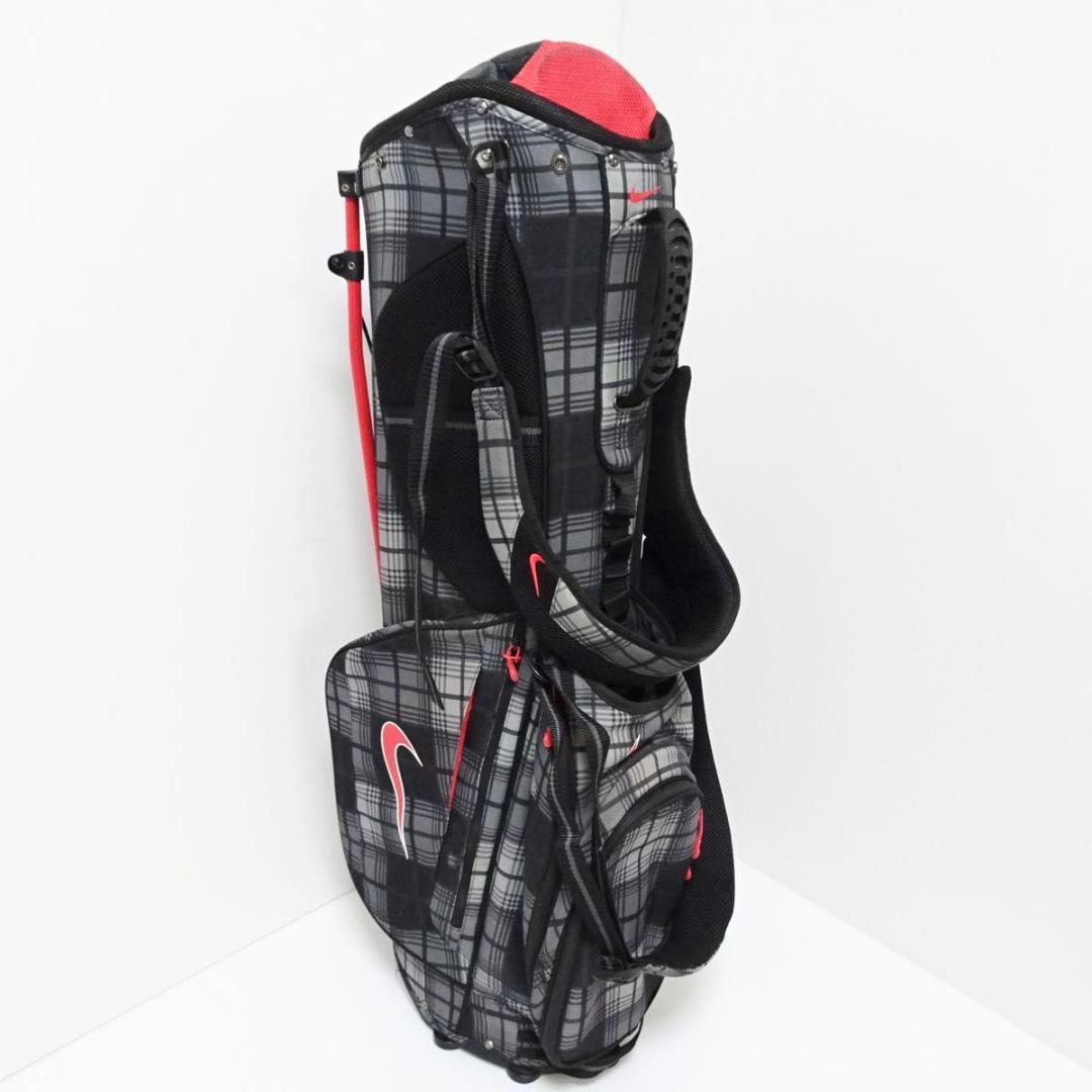 【希少・廃番品】ナイキ スタンド キャディバック BG0288 チェック柄 軽量