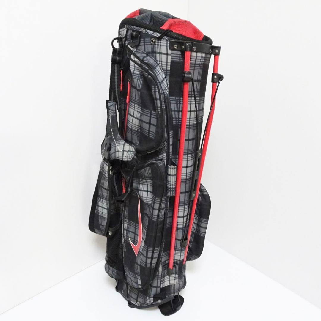 【希少・廃番品】ナイキ スタンド キャディバック BG0288 チェック柄 軽量