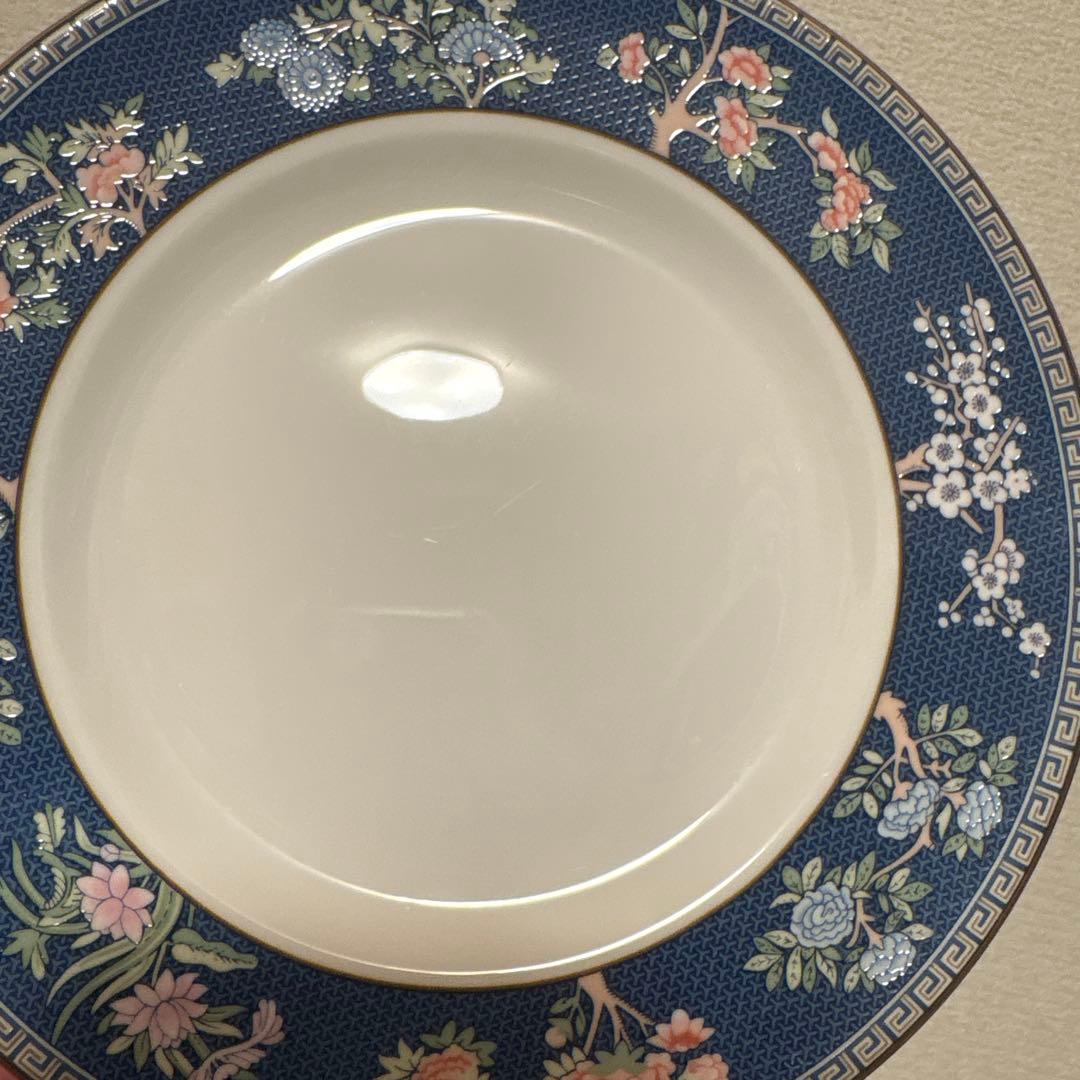 ウェッジウッド　ブルーサイアム　デザートプレート　17.5cm