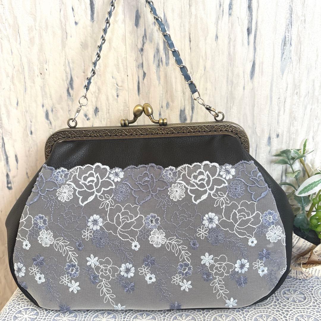 みはる　がま口バッグ3点　ハンドメイド