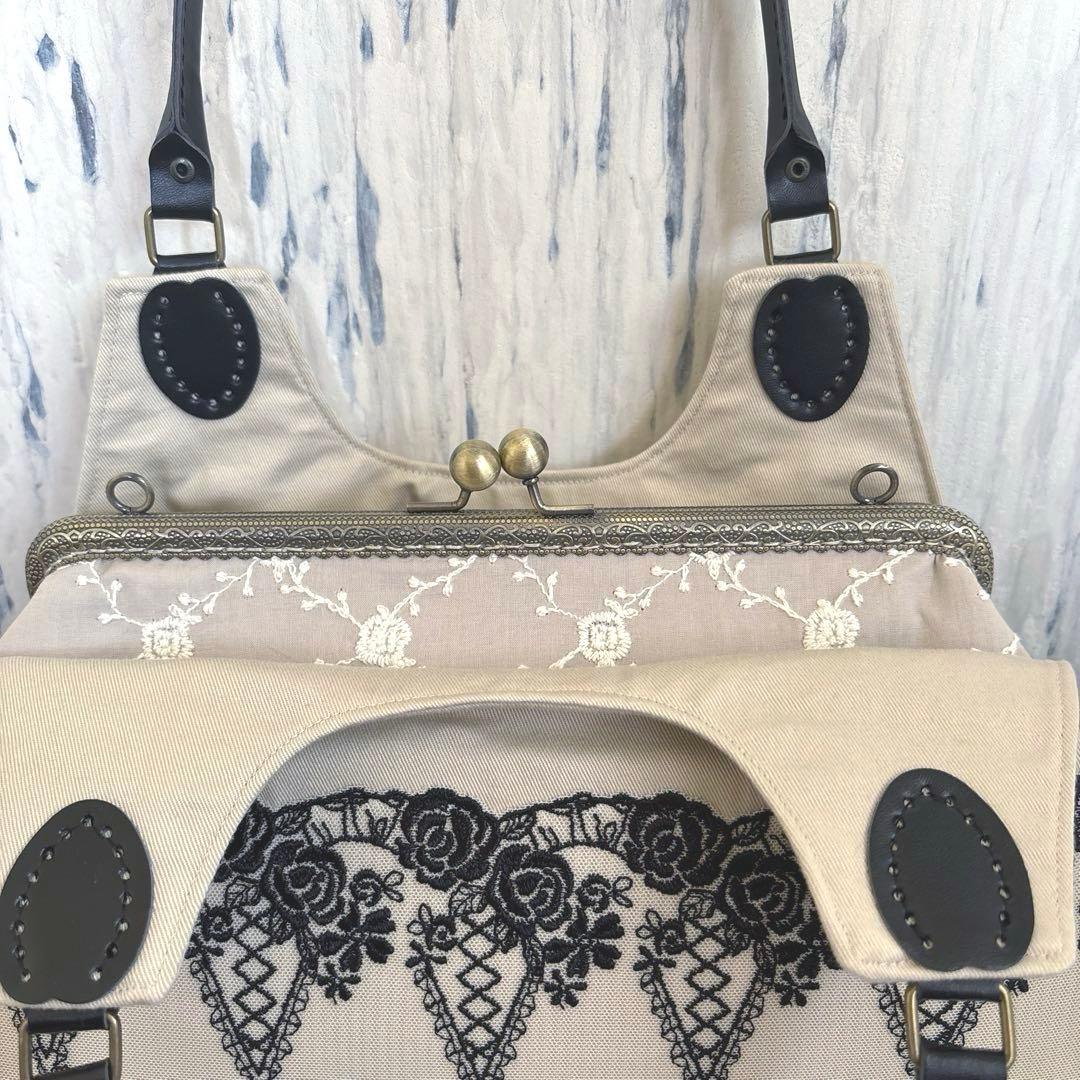 みはる　がま口バッグ3点　ハンドメイド