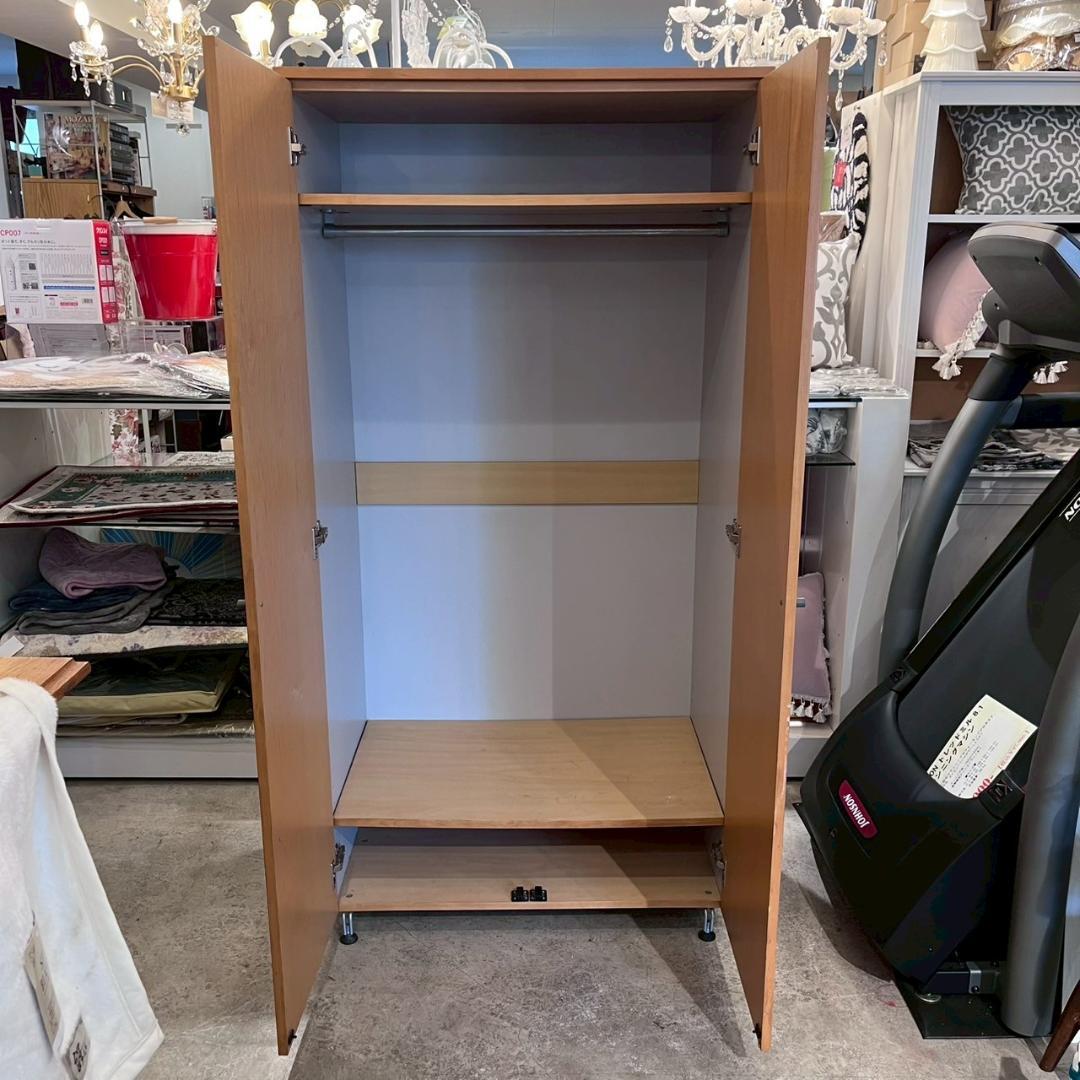1【廃盤希少】無印良品 良品計画 木製ワードローブ クローゼット 洋風タンス