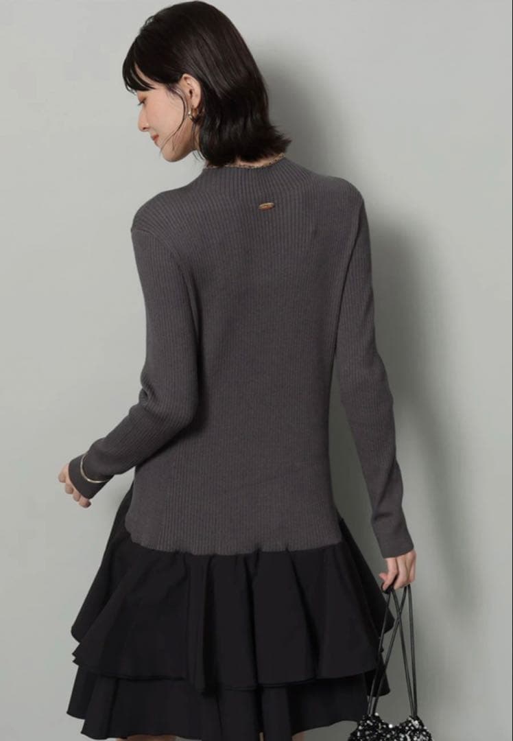 ＜店舗限定＞ タフタドッキングミニワンピース